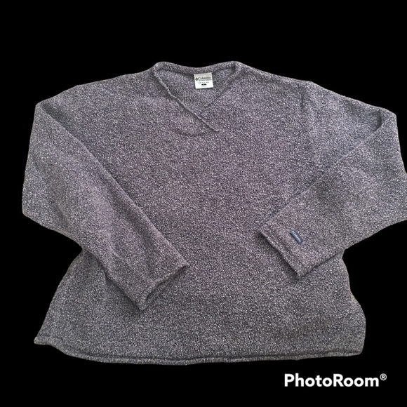 Loose fit crop Columbia light weight sweater Size large - Picture 1 of 4